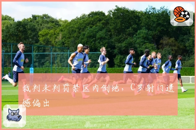 裁判未判罚禁区内倒地，C罗射门遗憾偏出